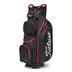 Titleist 14 StaDry Cartbag, schwarz/rot