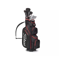 Titleist 14 StaDry Cartbag, schwarz/rot