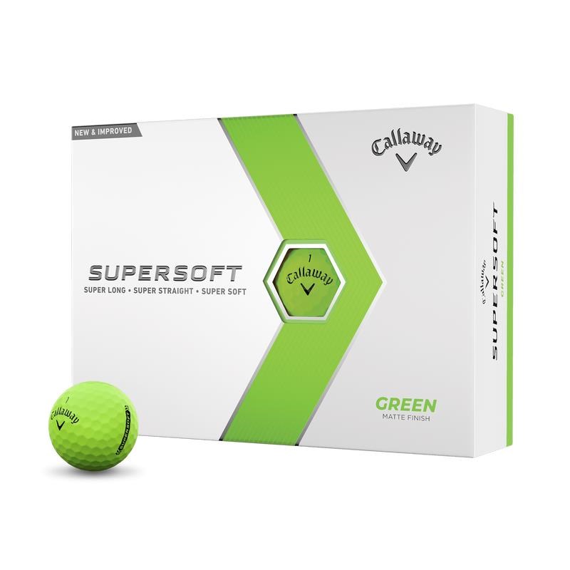 Callaway Supersoft Matte Golfbälle, grün