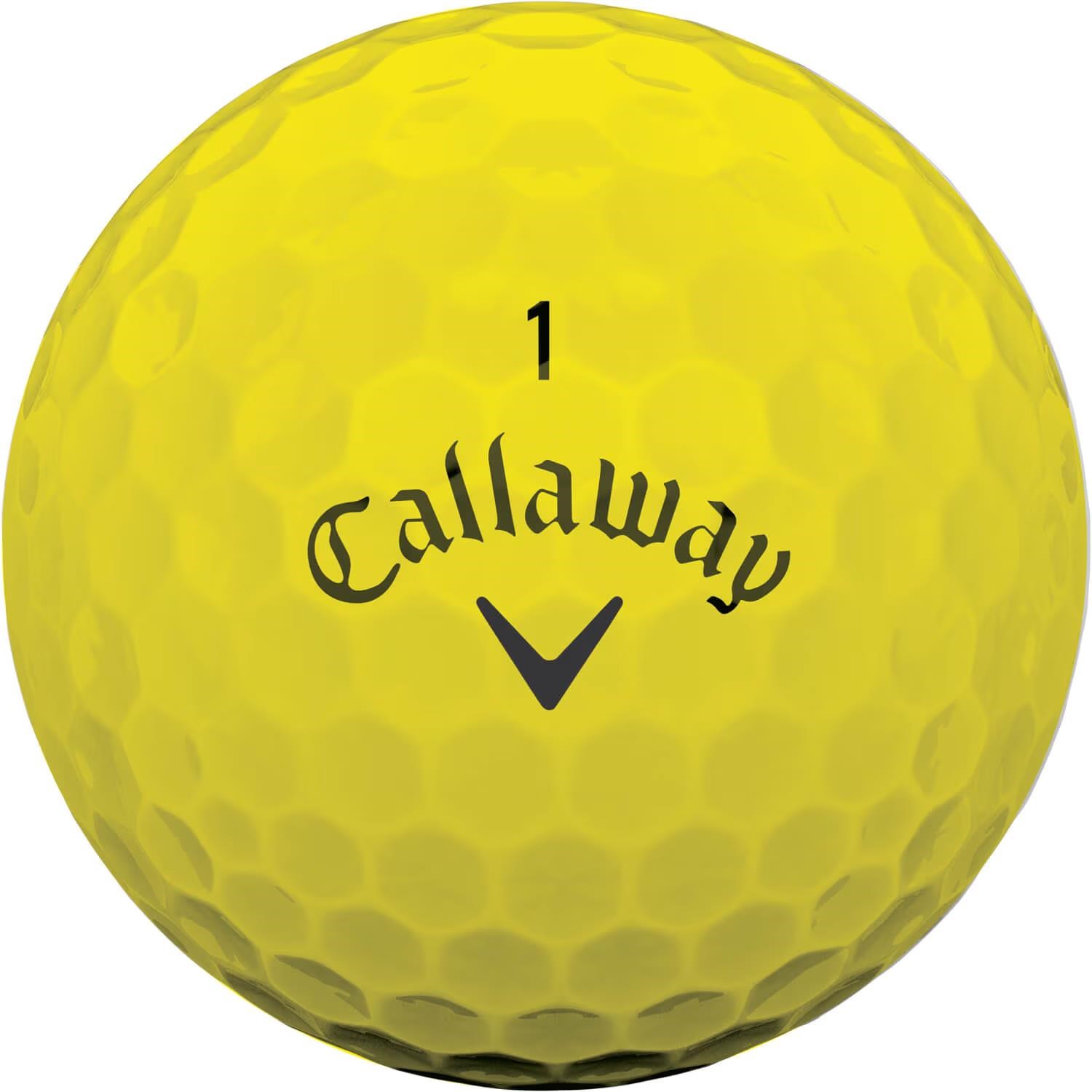Callaway Warbird 2.0 Golfbälle, gelb