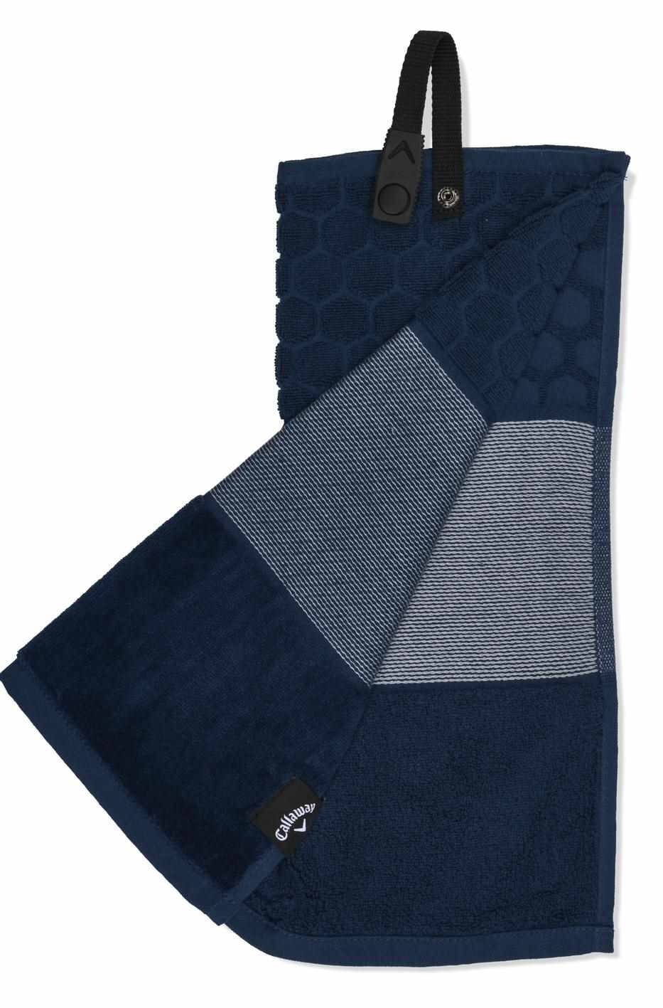 Callaway Tri-Fold Golf Handtuch, dunkelblau