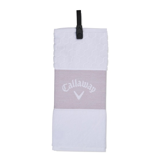 Callaway Tri-Fold Golf Handtuch, mavue/white