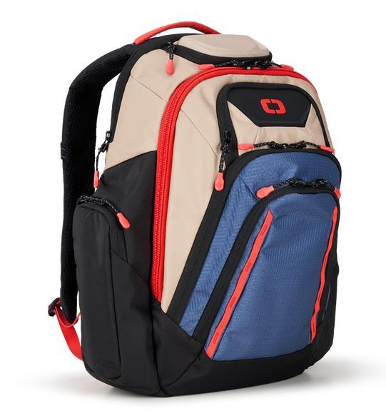 Ogio Gambit Pro Backpack 25L Rucksack, tan/blue/red