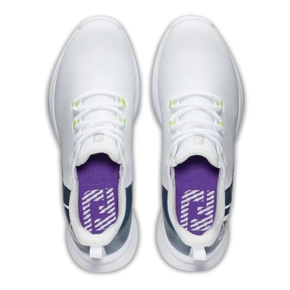 FootJoy Fuel Sport Damen Golfschuhe, weiss/dunkelblau