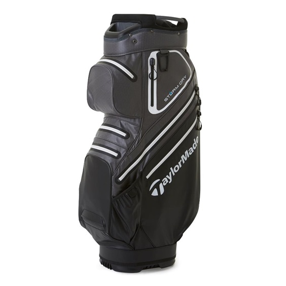 TaylorMade Storm-Dry Waterproof Cartbag, schwarz/grau