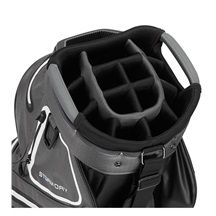 TaylorMade Storm-Dry Waterproof Cartbag, schwarz/grau