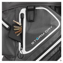 TaylorMade Storm-Dry Waterproof Cartbag, schwarz/grau