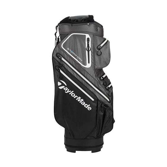 TaylorMade Storm-Dry Waterproof Cartbag, schwarz/grau