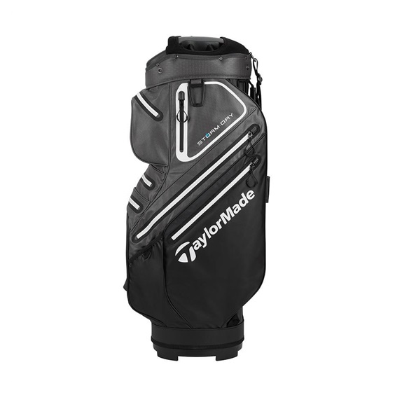TaylorMade Storm-Dry Waterproof Cartbag, schwarz/grau
