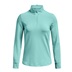 Under Armour Playoff 1/4 Zip Damen Sweatshirt, blau
