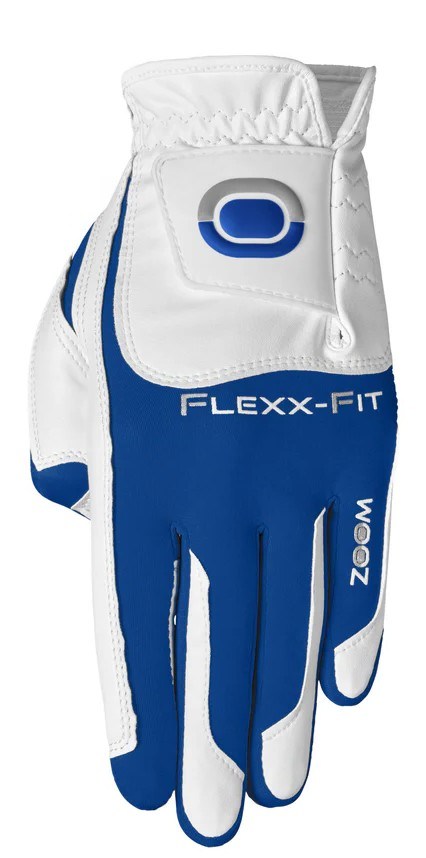 Zoom Hybrid Herren Handschuh, weiss/blau