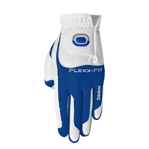 Zoom Hybrid Herren Handschuh, weiss/blau