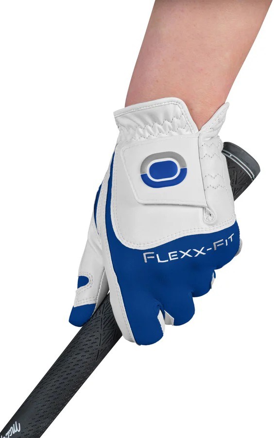 Zoom Hybrid Herren Handschuh, weiss/blau