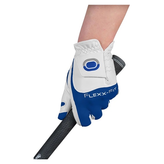 Zoom Hybrid Herren Handschuh, weiss/blau