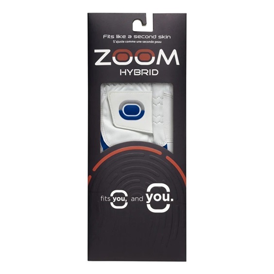 Zoom Hybrid Damen Handschuh, weiss/blau