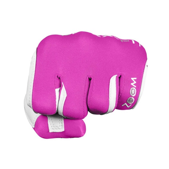 Zoom Hybrid Damen Handschuh, weiss/rosa