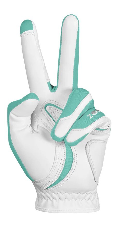 Zoom Hybrid Damen Handschuh, weiss/mint