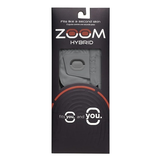 Zoom Hybrid Damen Handschuh, grau