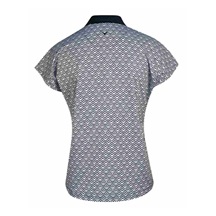 Callaway Chev Geo Damen Poloshirt, brilliant white