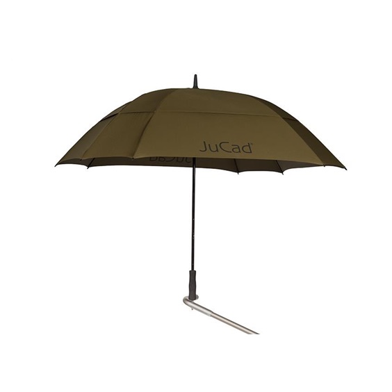 JuCad Teleskop-Golfschirm 68" Windproof mit Schirmstift, oliv