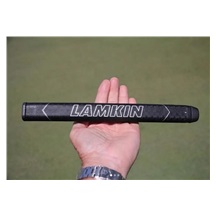 Lamkin SINKFIT Rubber Straight Putter Grip, Standard, Schwarz/Rot