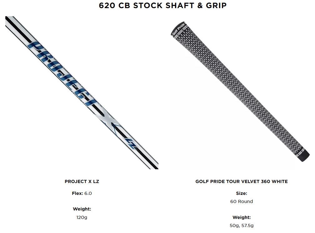 Titleist 620 CB Herren Eisen, Stahl
