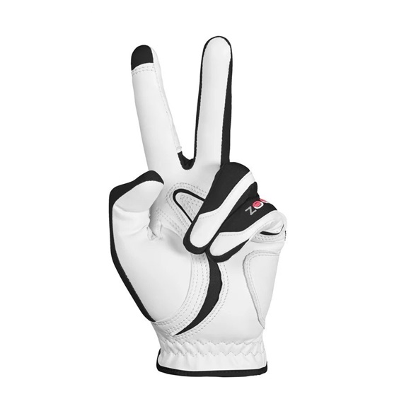 Zoom Hybrid Damen Handschuh, weiss/schwarz/rot