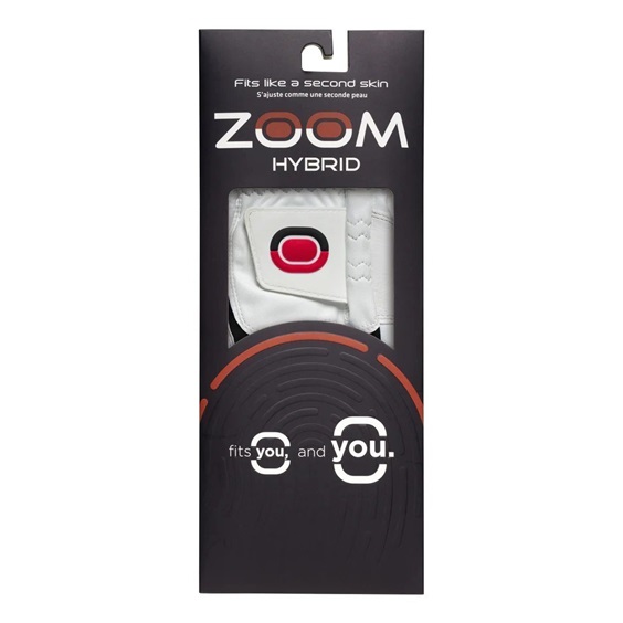 Zoom Hybrid Damen Handschuh, weiss/schwarz/rot