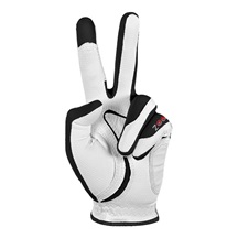 Zoom Weather Junior Handschuh, weiss/schwarz/rot