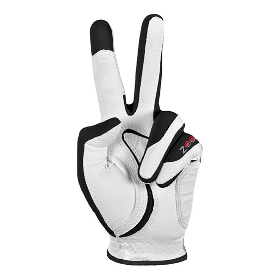 Zoom Weather Junior Handschuh, weiss/schwarz/rot