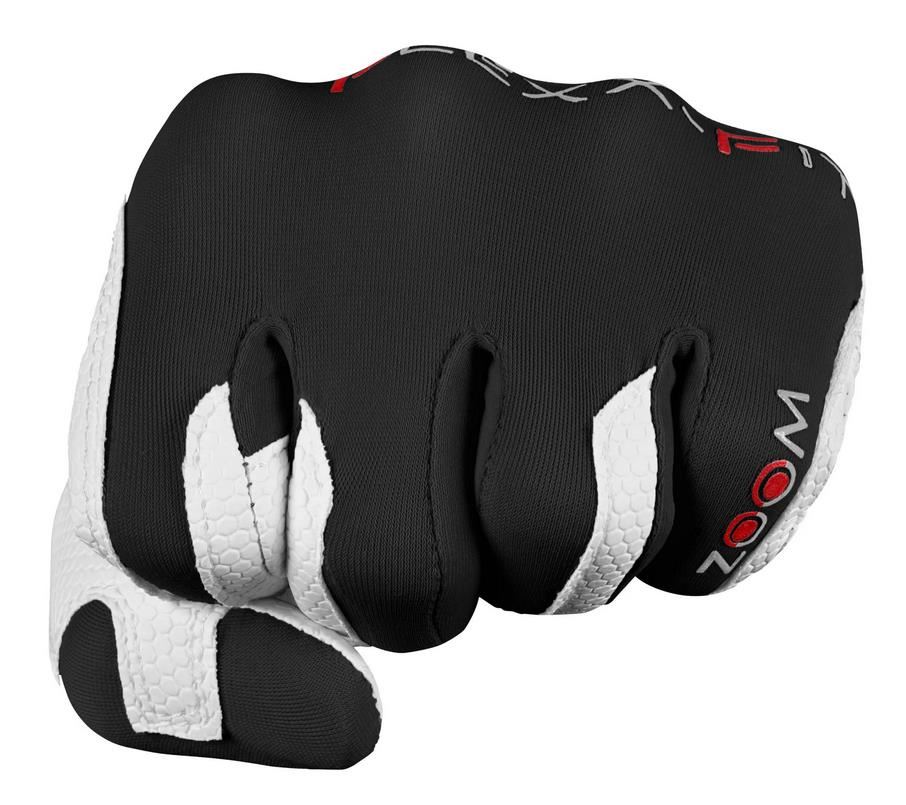 Zoom Weather Junior Handschuh, weiss/schwarz/rot