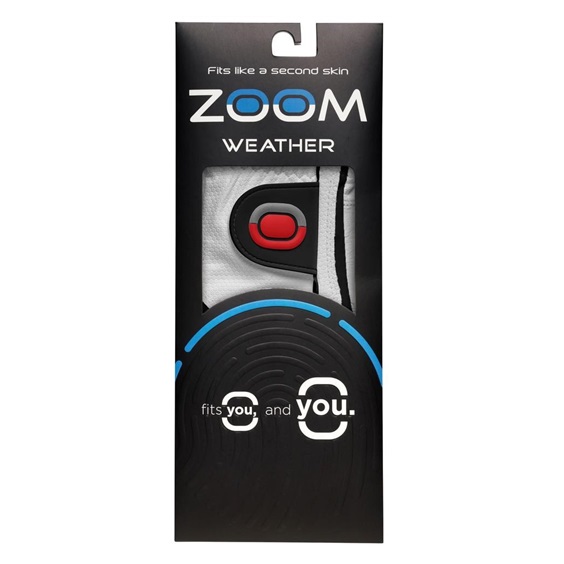 Zoom Weather Junior Handschuh, weiss/schwarz/rot