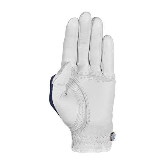 Zoom Sun Style Damen Golfhandschuh, wiess/dunkelblau