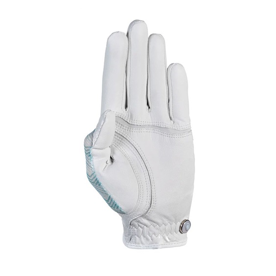 Zoom Sun Style Damen Golfhandschuh, white/mint/waves
