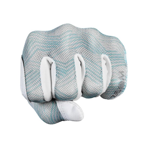 Zoom Sun Style Damen Golfhandschuh, white/mint/waves