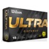 Wilson Ultra Distance Golfbälle, gelb, 15 Stk