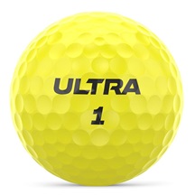 Wilson Ultra Distance Golfbälle, gelb, 15 Stk