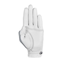 Zoom Sun Style Damen Golfhandschuh, weiss/schwarz Diamant