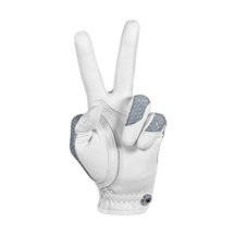 Zoom Sun Style Damen Golfhandschuh, weiss/schwarz Diamant