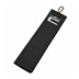 Cobra Microfiber Tri-Fold Handtuch, schwarz