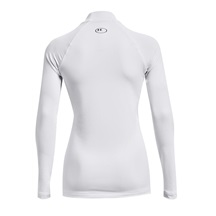 Under Armour Authentics Mockneck Oberteil mit Stehkragen, weiss
