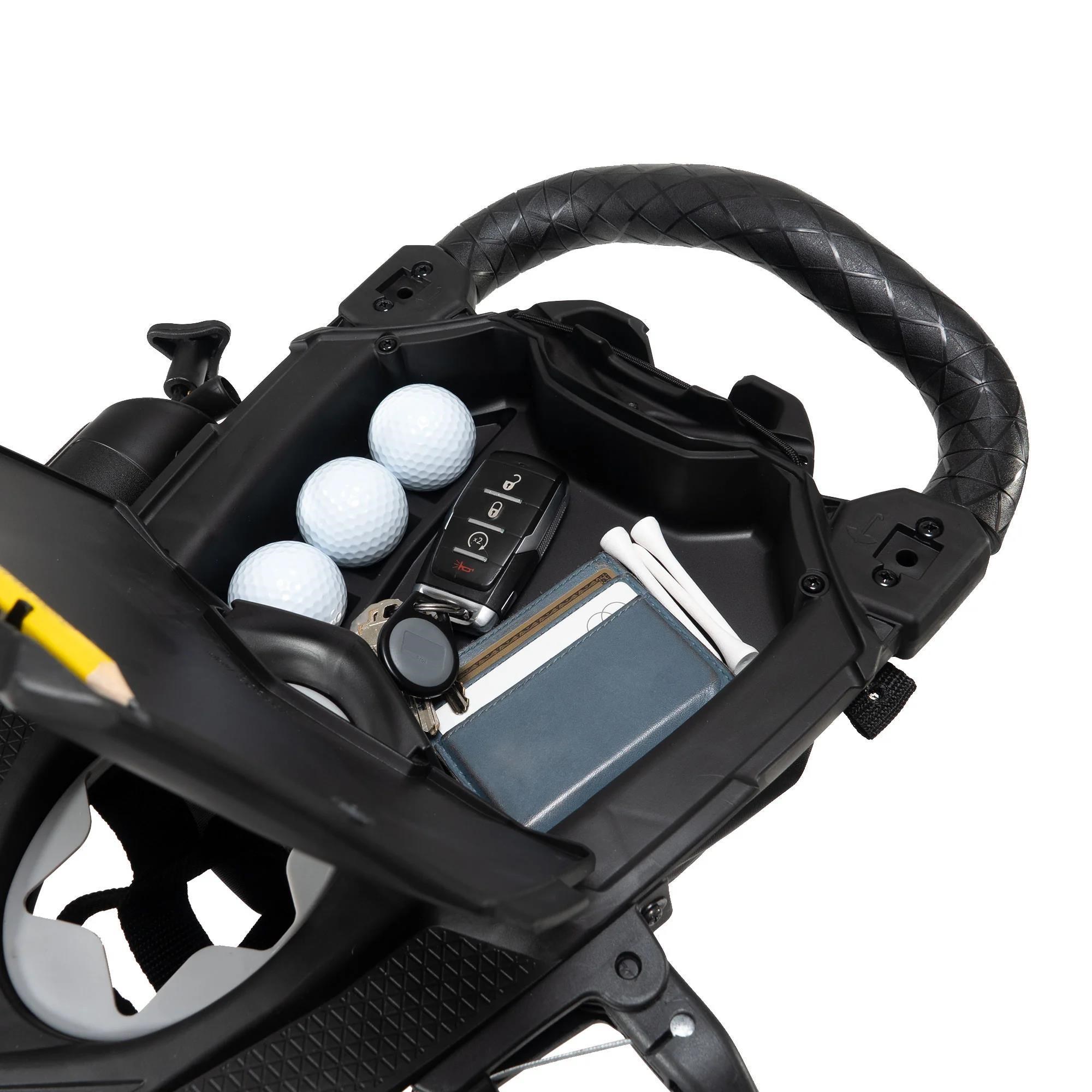 Bag Boy Nitron Golf Trolley, weiss/cobalt