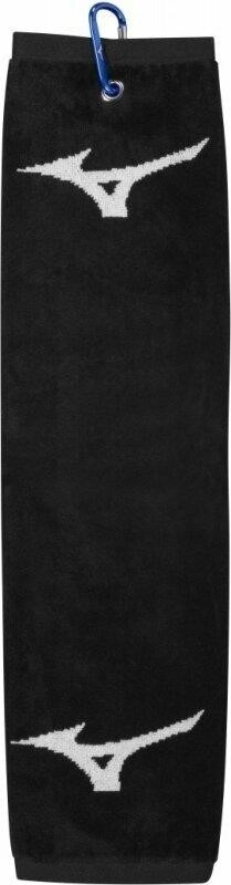 Mizuno RB Tri Fold Golfhandtuch, schwarz