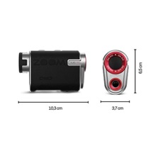 Zoom OLED PRO Laser Distanzmesser, schwarz/silber