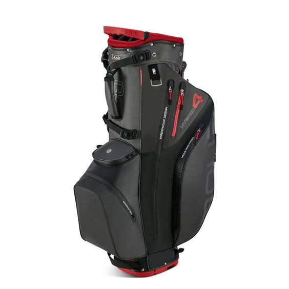 Big Max Aqua Hybrid 4 Standbag, schwarz/grau/rot