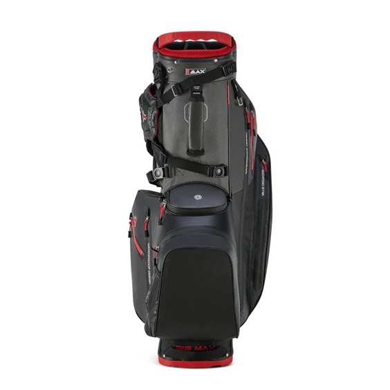Big Max Aqua Hybrid 4 Standbag, schwarz/grau/rot