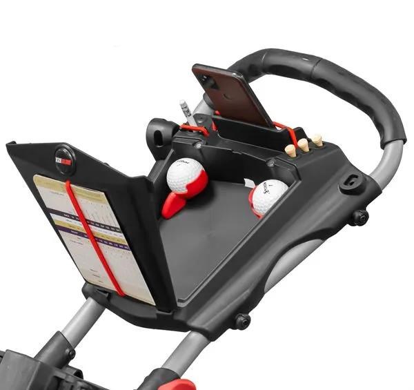 Ezeglide Bolt 2 + Easy Opening Golf Trolley, schwarz/blau
