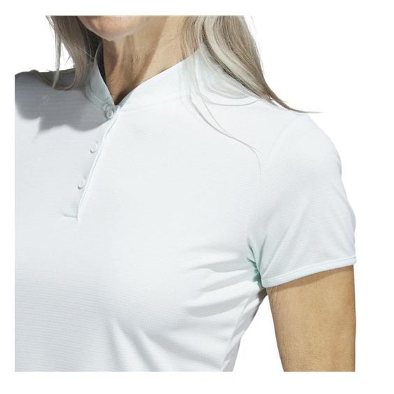 Adidas Dot Damen Poloshirt, white/semi flash aqua