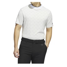 Adidas Adi Jacquard Herren Poloshirt, grau/weiss
