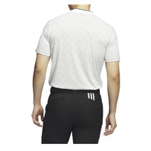Adidas Adi Jacquard Herren Poloshirt, grau/weiss